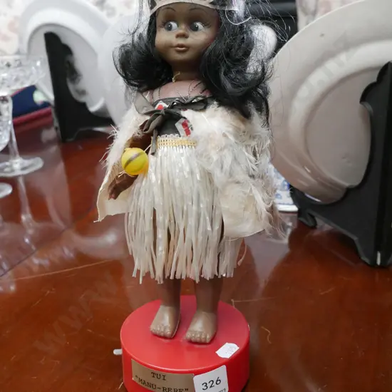 musical souvenir doll