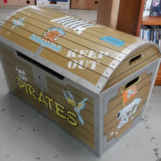 child's barrell top toy box