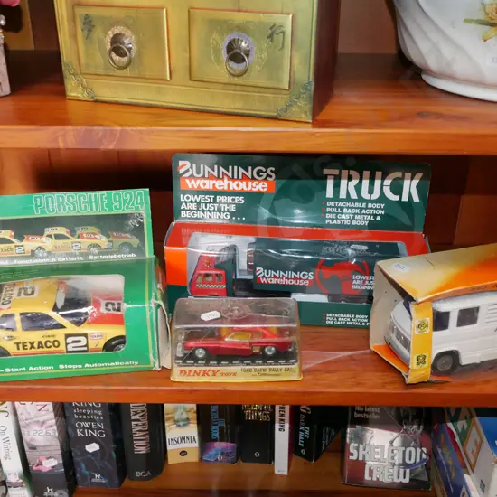 4x boxed toy vehicles