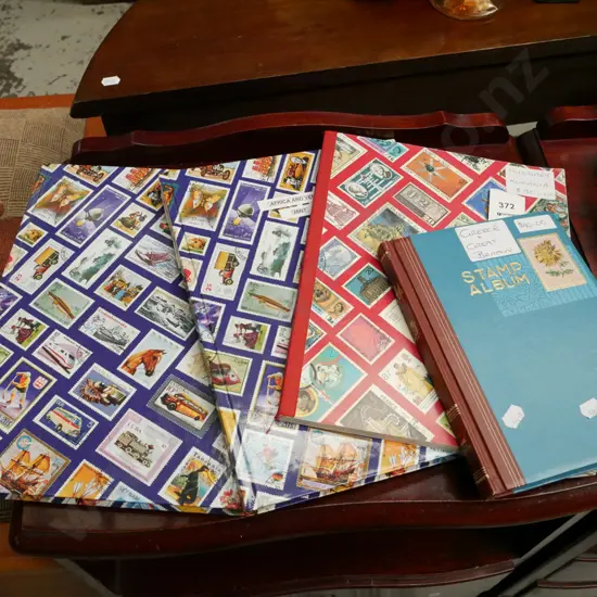 4x stamp albums