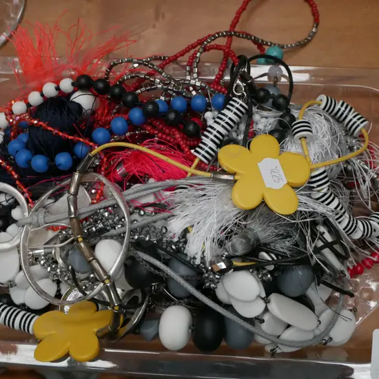 tray of costume jewellery