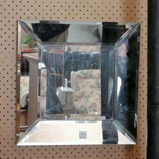 bevelled edge wall mirror