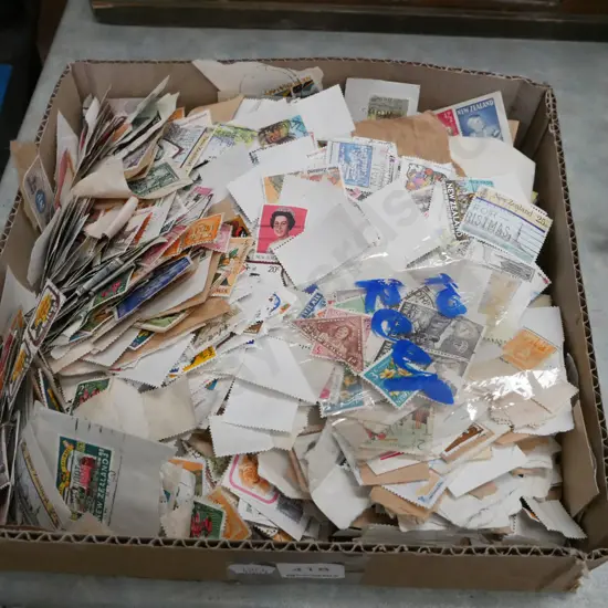 box of stamps
