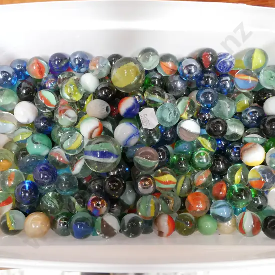 tub of marbles