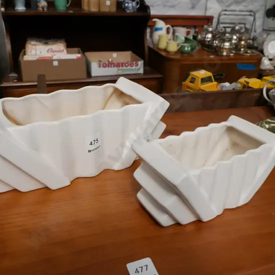 pair of Shorter & Sons vases 