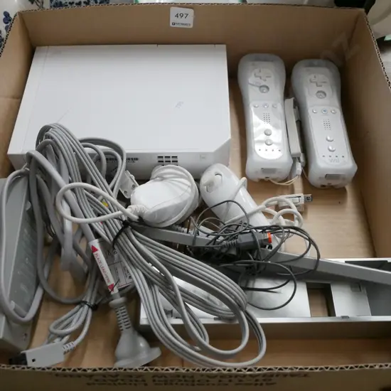Nintendo wii with accessories