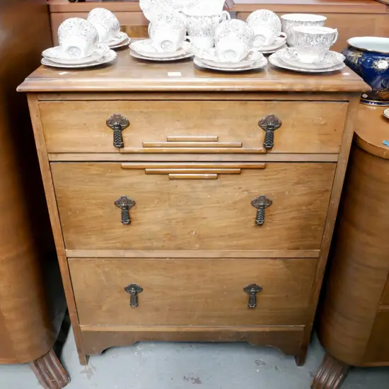 rimu 3 drawer chest H-850 W-680 D-400