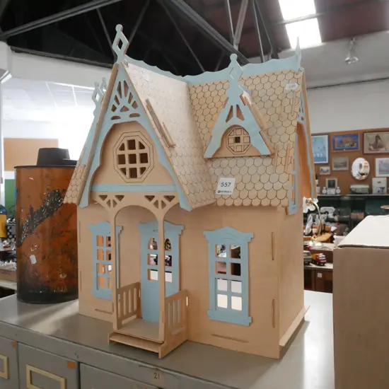 plywood dolls house