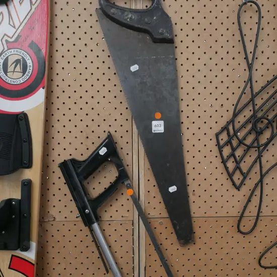 hack saw, vintage hand saw