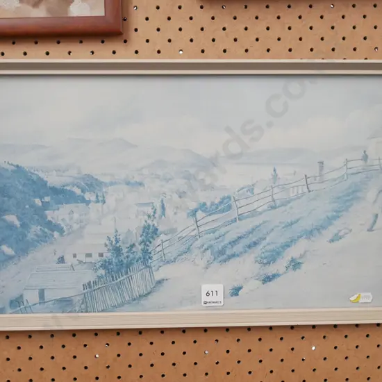 faded historic Dunedin print