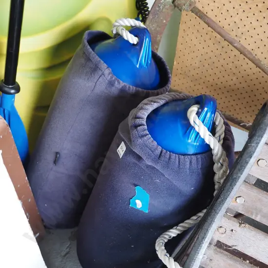 pair of boat bolsters