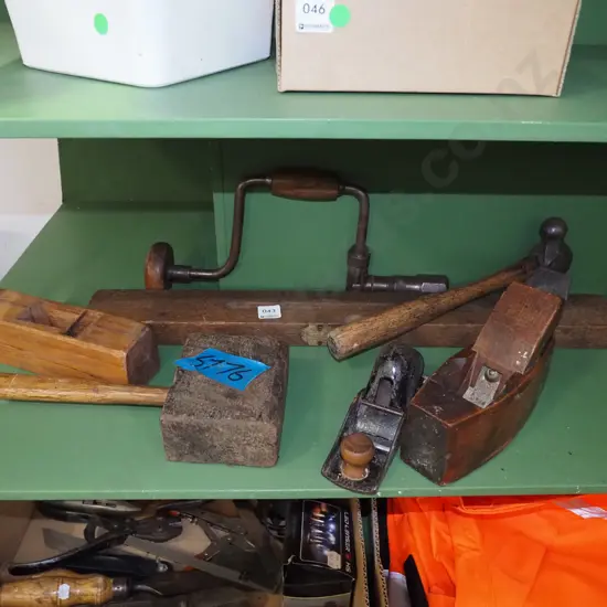 assorted vintage tools