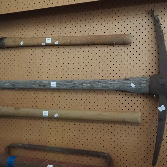 rusty pick axe