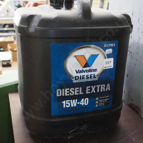 20L Valvoline diesel oil