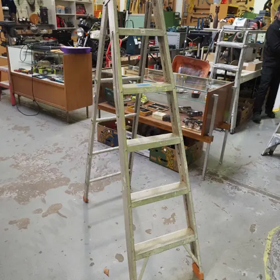5 step aluminium ladder