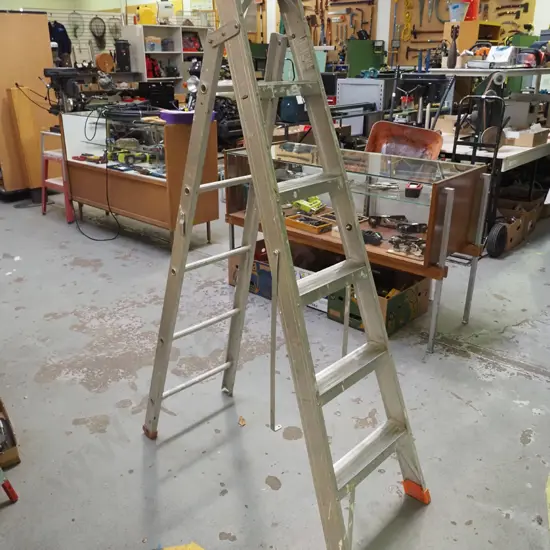 5 step aluminium ladder
