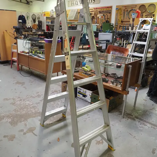 5 step aluminium ladder