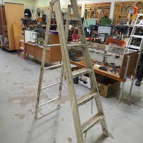 5 step aluminium ladder