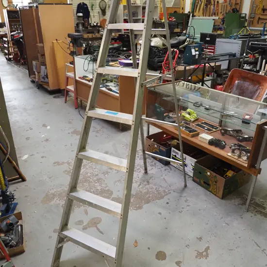 6 step aluminium ladder
