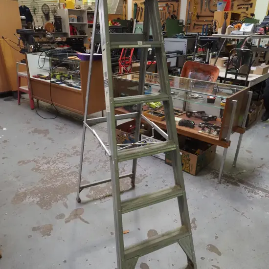 5 step aluminium ladder