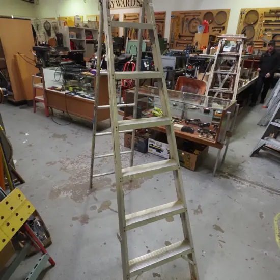 6 step aluminium ladder