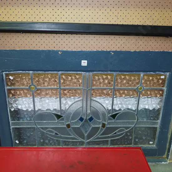 leadlight window Glass size H-800 W-450