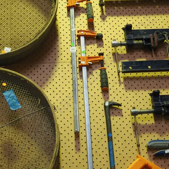 2x Jorgensen F clamps - green dots