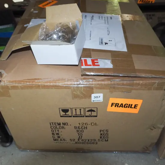 box; brushed silver square down light covers