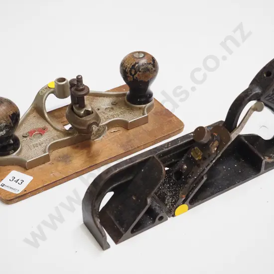Stanley 71 router plane, Stanley 78 rabbet plane