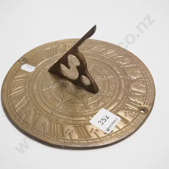 brass sundial