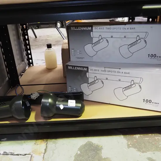 2x boxed  spotlights