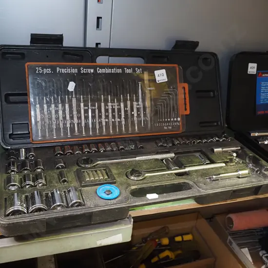 socket set, Precision screw combination tool set