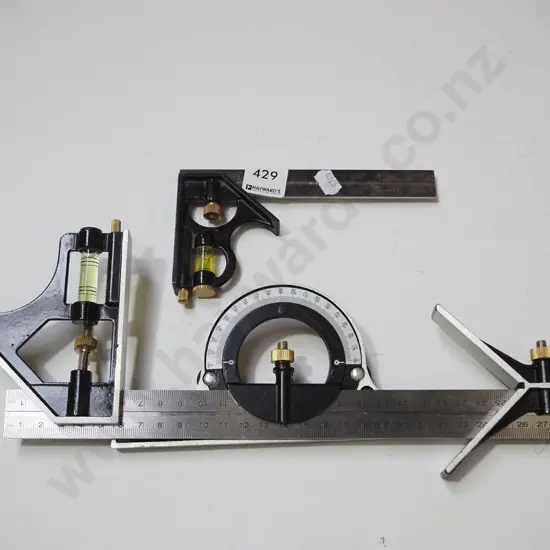 builder's square, combination square set