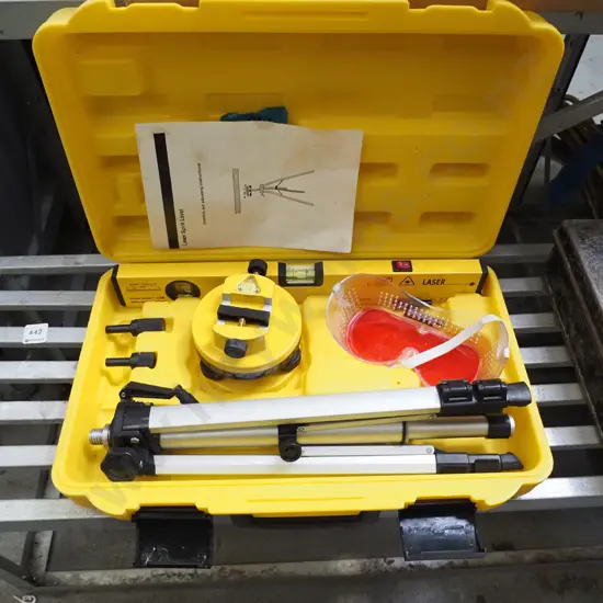 cased laser spirit level