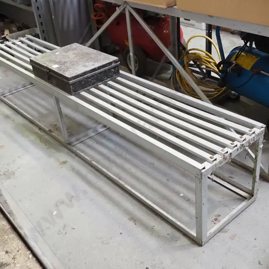 metal glasshouse plant stand