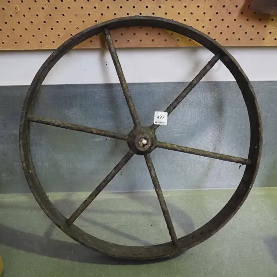 vintage metal wheel Diam-460