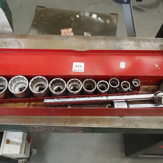 metal cased socket set