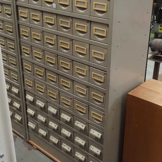 54 drawer filing cabinet, with removable drawers H- 1430, W- 900, D-400