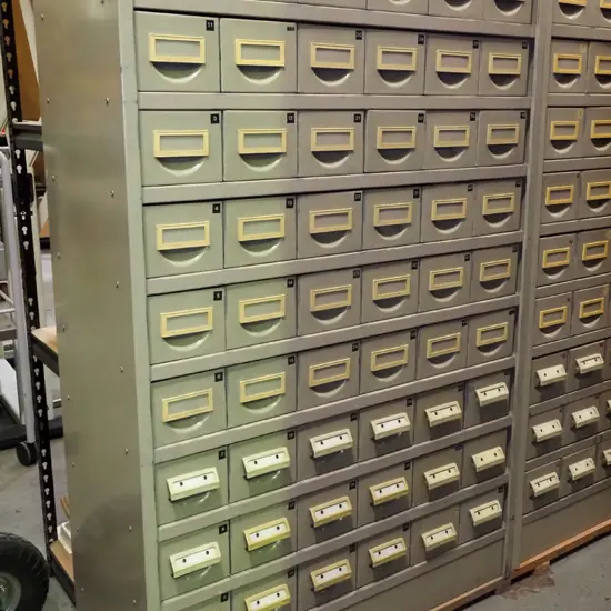 54 drawer filing cabinet, with removable drawers H- 1430, W- 900, D-400