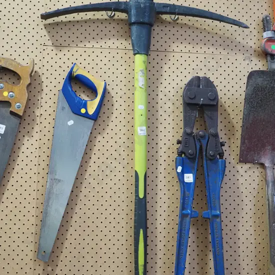 heavy duty plastic handled pick axe