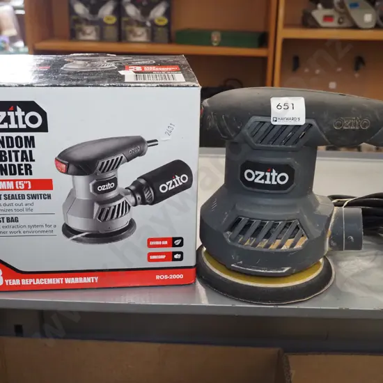 Ozito random orbital sander