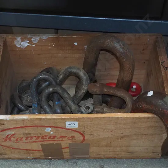 heavy duty hook and D shackles