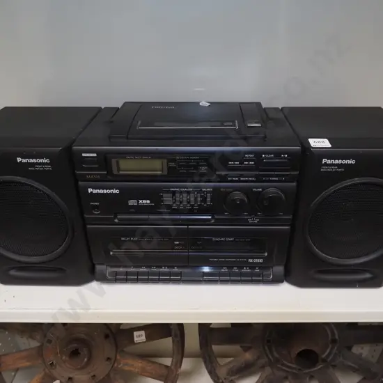 Panasonic radio cassette player