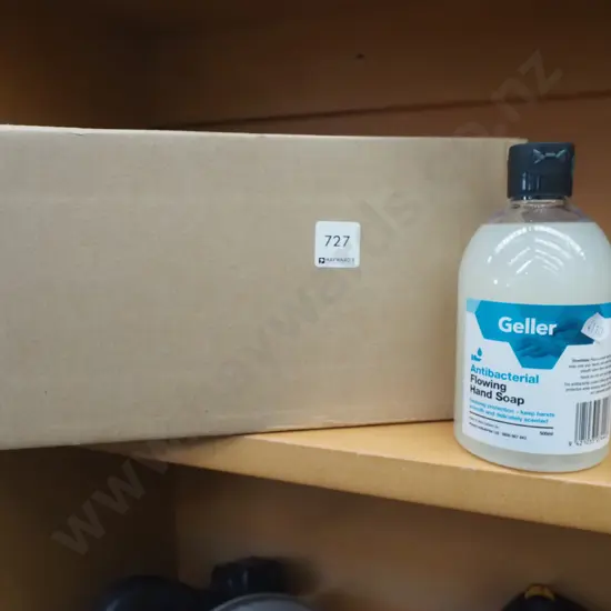 box; Geller antibacterial hand soap