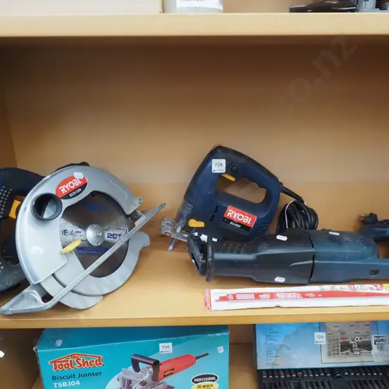 Ryobi skilsaw, jigsaw, reciprocating saw