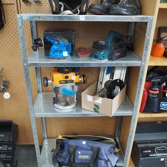 metal workshop shelves H-1320 W-710 