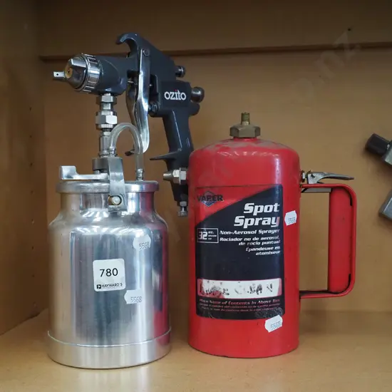 Ozito paint sprayer, non aerosol sprayer