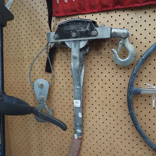 hand operated winch