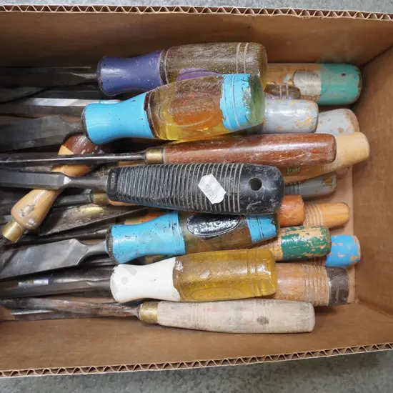 box of chisels
