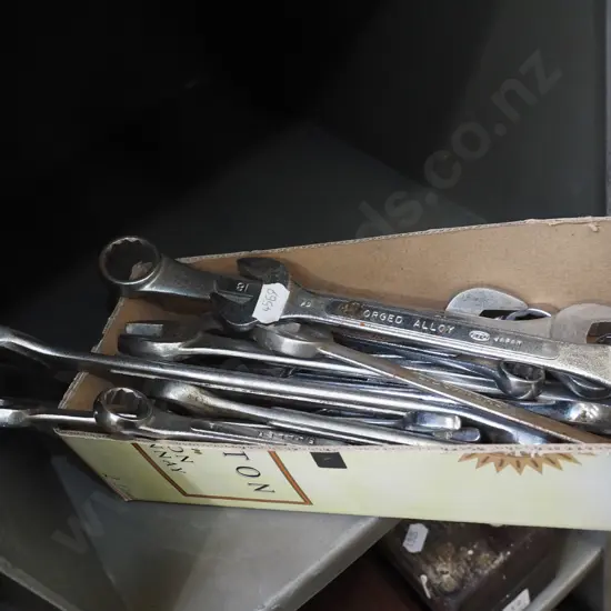 box; open end ring spanners